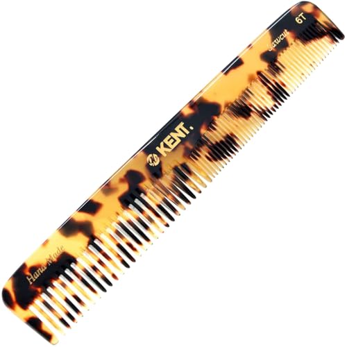 Kent 6T TY Handmade Fine & Wide Tooth Hair Comb - Yellow Tokyo Pack
