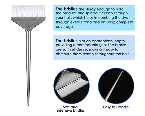 Hair Dye Applicator Brushes Set - 5 Long Handle Tinting Tools