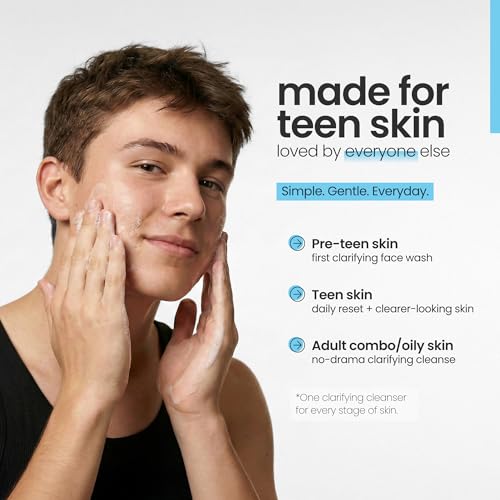Natural Outcome Teen Skin Face Wash - Gentle Foaming Cleanser for Acne Prevention, 5 oz
