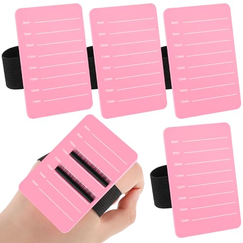 Patelai Eyelash Extension Holder Tray with Adjustable Strap - 4 Pack
