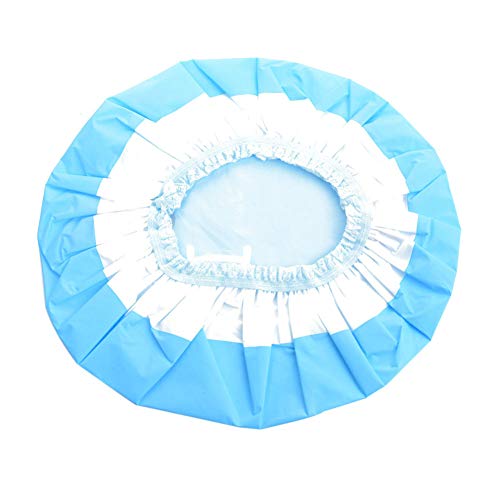 Reusable Waterproof Shower Caps Set for Women & Family - 5 Pack