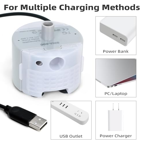 Ultra-Quiet Replacement Pump for Stainless Steel Cat Water Fountains