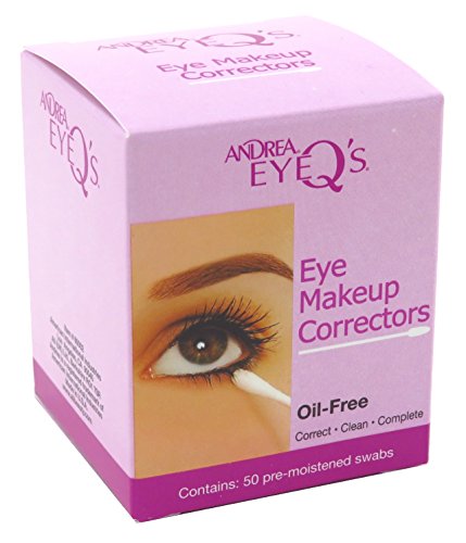 Andrea Eye Corrector Swabs Pack of 50 - Fragrance-Free Eye Makeup Remover