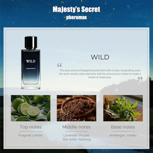 Pheromax Wild Eau de Parfum for Men - 50ml Masculine Fragrance