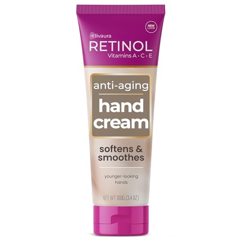 Retinol Anti-Aging Hand Cream for Women - Deep Hydrating, Wrinkle & Age Spot Repair, Travel Size