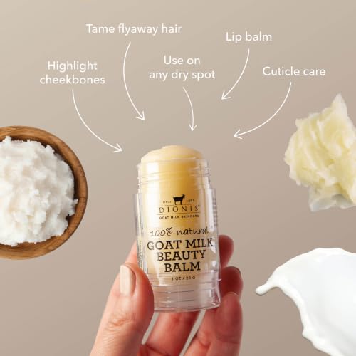 Dionis Goat Milk Multi-Use Beauty Balm - Moisturizing Shea & Coconut Oil