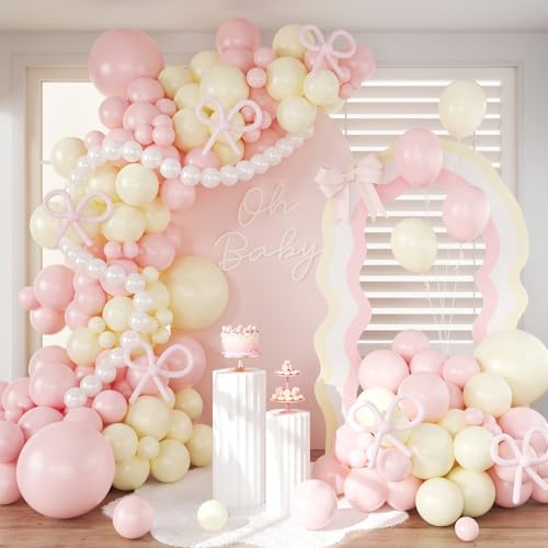CROSSFINGERS Pastel Balloon Arch Garland Kit for Parties