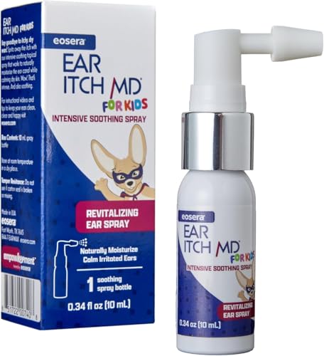 Eosera Ear Itch MD Kids Soothing Spray - 10 mL for Itchy Ears