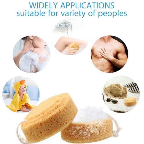 Boao 6-Pack Exfoliating Foam Body Sponges for Soft Skin