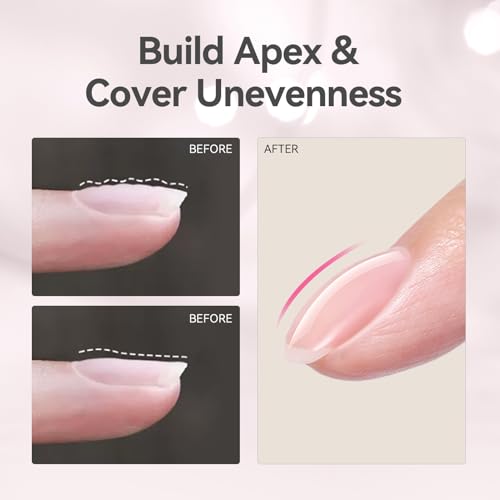 BORN PRETTY 8-in-1 Builder Gel - Pink Nail Extension & Strengthener