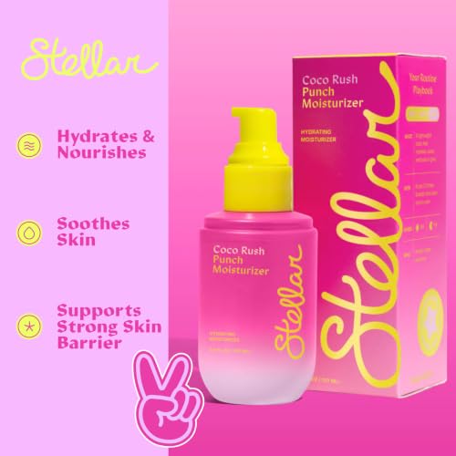 Stellar Coco Rush Punch Moisturizer - Hydrating Face Lotion for Girls, 3.4 fl oz