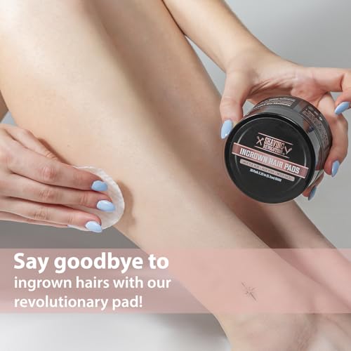 Viking Revolution Ingrown Hair Pads - Pack of 30 Exfoliators for Bikini Area