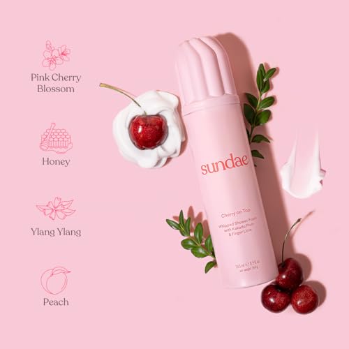 Cherry Scented Sundae Whipped Shower Foam - Cherry on Top 8.9 fl oz
