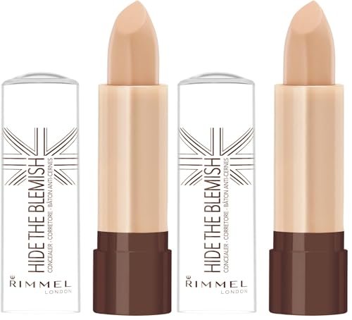 Rimmel Hide The Blemish Concealer, Medium Beige, 0.15 Oz (Pack of 2)