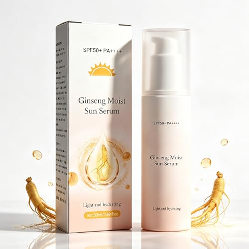 Clear Face Sunscreen SPF 50 - Travel Size Non-Greasy Serum (1 Pack)