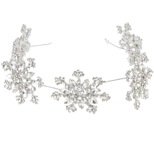 Rhinestone Headband for Bride Decorative Bridal Hair Accessory