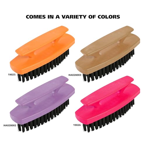 GreatNeck Nail Brush Set - 6 Pack with Stiff Bristles & Grip