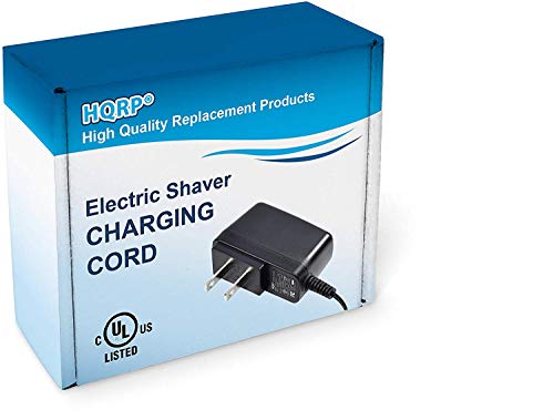HQRP Replacement AC Power Cord & Cleaning Brush for Philips Norelco Shavers 5100-9700 Series