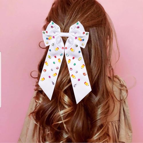 Teacher Hair Bows Pencil Bow Clips for Women Back To School