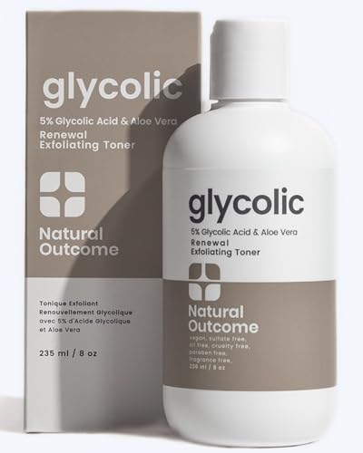 Glycolic Acid Toner 5% for Face - Exfoliating & Anti-Aging