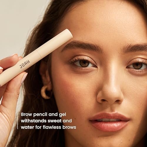 JOAH Dual Brow Pencil and Gel - Ash Brown, Vegan Formula