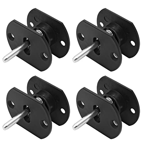 4 Pack Black Sectional Couch Connectors - Durable Pin Style Brackets