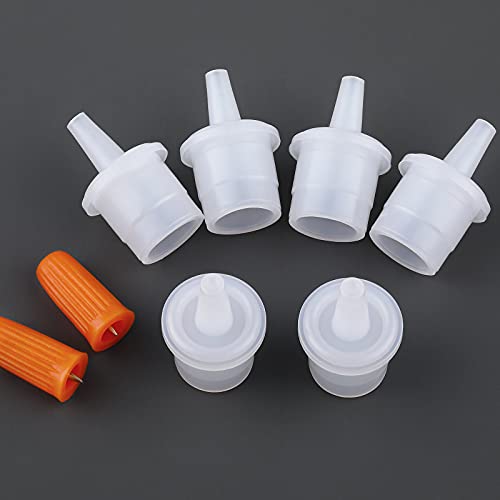 44-Piece Eyelash Glue Replacement Kit with Nozzle Tips & Plugs