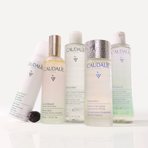 Caudalie Vinoclean Moisturizing Toner with Rose Water - 3.3 Fl Oz