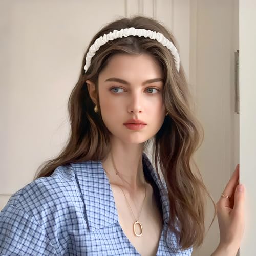Blue 7PCS Non-Slip Trendy Headbands for Women & Girls - Fashion Hair Accessories