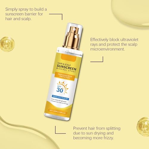 Hair & Scalp Sunscreen Spray SPF 30 - Coconut Enriched, 2-Pack
