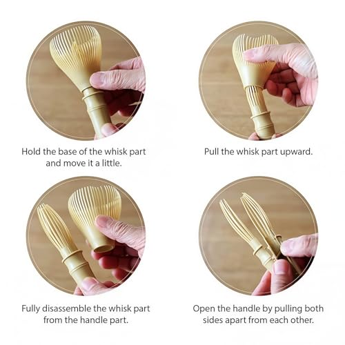 Reusable Resin Matcha Whisk Chasen for Japanese Tea Preparation