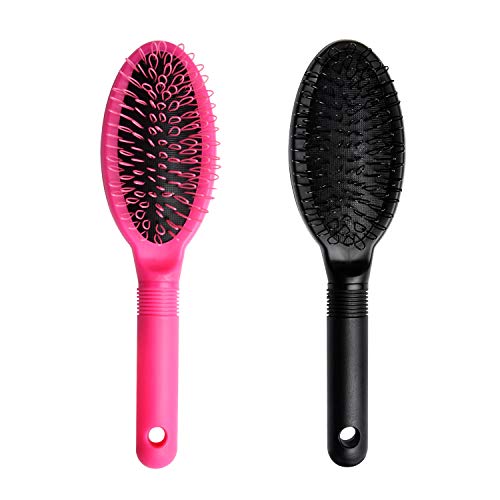 Akamino Loop Wig Brush Set - 2 Detangler Brushes for Hair Extensions