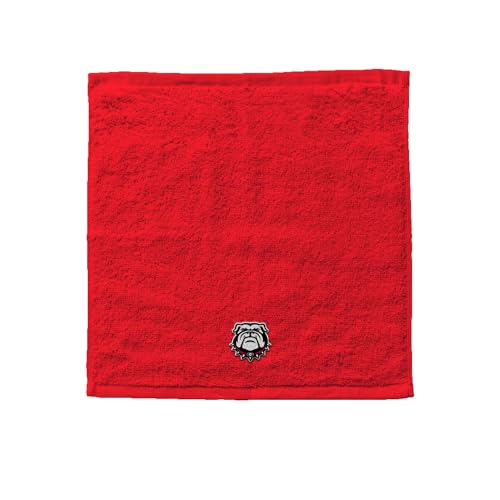 Georgia Bulldogs NCAA Wash Cloth 4 Pack - 12" x 12" Team Logo