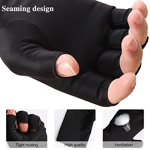 UV Protection Fingerless Gloves for Gel Manicure - UPF 50+