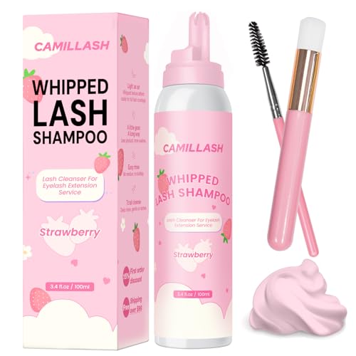CL CAMILLASH Whipped Lash Shampoo Foam Cleanser for Eyelash Extensions 100ml