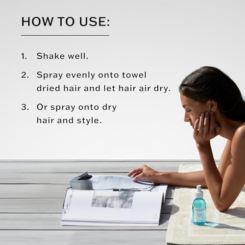 SACHAJUAN Texturizing Set | Ocean Mist Sea Salt Spray + Hair Cream | Beachy Texture, Volume & Grip | Matte Finish, Waves & Movement | Vegan & Paraben-Free | Set of 2
