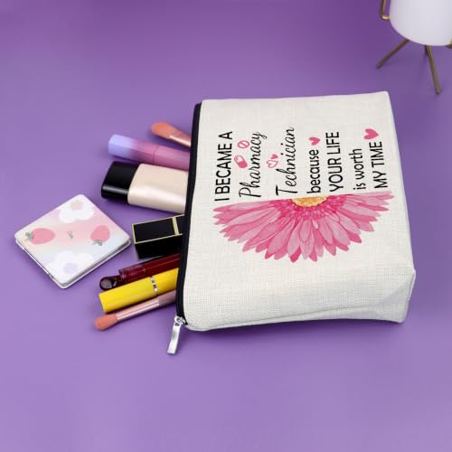 Pharmacist Makeup Bag for Women – Pharmacy Technician Gifts by Sazuwu