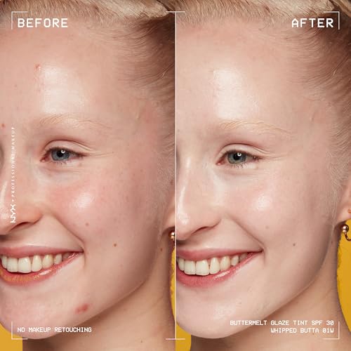 NYX Buttermelt Glaze Soft Glow Skin Tint SPF 30 - 1.01 Fl Oz, 01 Whipped Butta