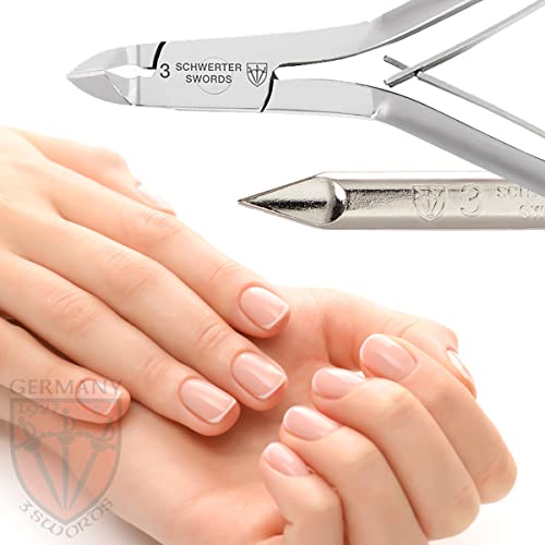 3 Swords Germany Cuticle Nippers - Stainless Steel Manicure Tool