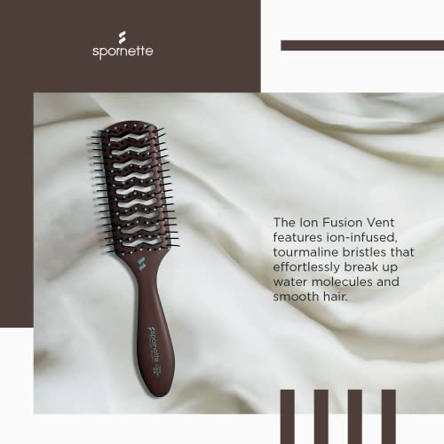 Spornette Ion Fusion Vented Brush for Blow Drying & Styling
