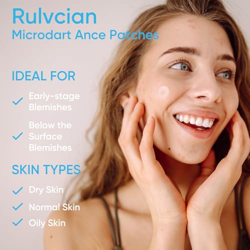Rulvcian Microdart Acne Patches - 18 Count & Large 16 Count Pack