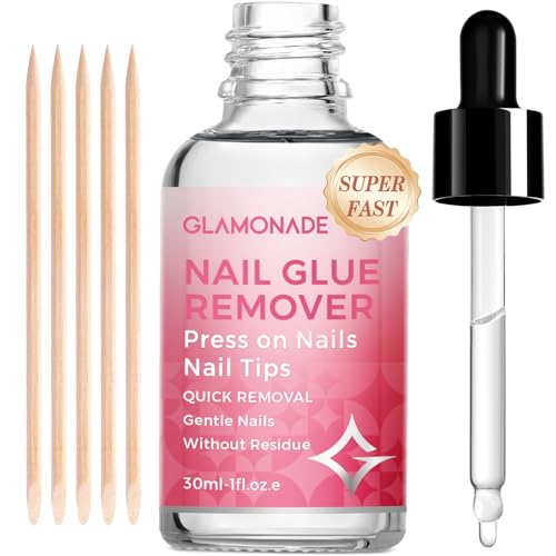 Glamonade Non-Acetone Nail Glue Remover - 30ml for Quick Removal