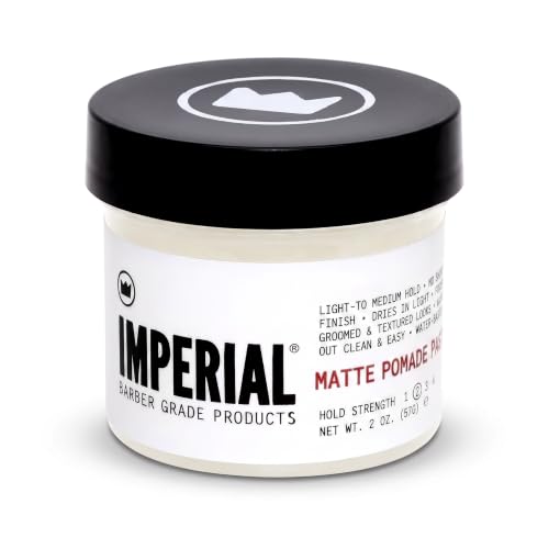 Imperial Barber Matte Pomade Paste, Light-Medium Hold, 2 oz