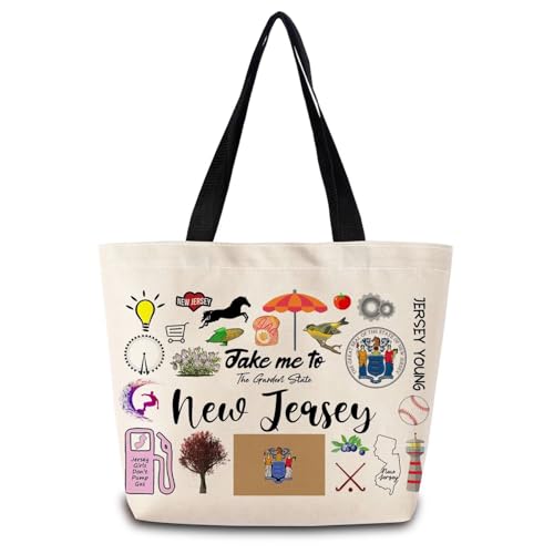 Take Me To New Jersey Tote Bag - Reusable Shopping Handbag