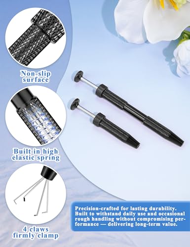 Piercing Ball Grabber Set 2PCS Anti-Slip Gold & Black - PierGlowStar