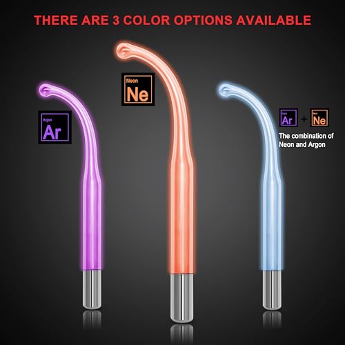 Elitzia Glass Tube Electrode Wand Spare Part for Facial Machine (Orange Point)