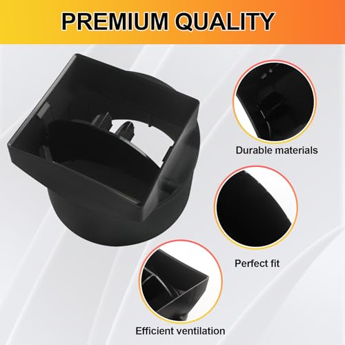 4-Inch Damper Duct Connector for Broan Nutone Ventilation Fans