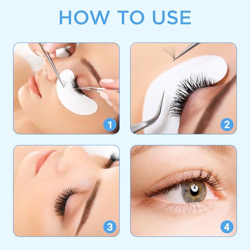 TEGAN LASH 600 Promade Volume Fan Eyelash Extensions, 10D Mixed Lengths