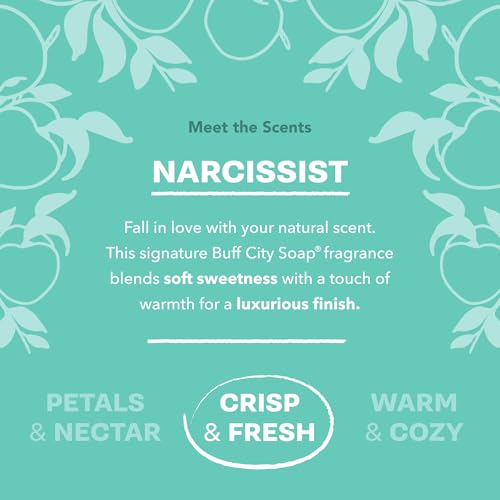 Buff City Soap Narcissist Plant-Based Body Wash - Coconut & Almond Oil, 12 fl oz