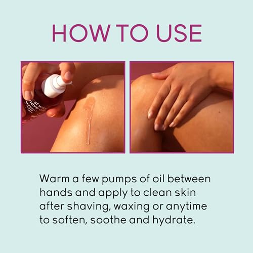 Sliick Post-Wax & Shave Oil 4 fl oz – Soothing Chamomile, Lavender & Tea Tree